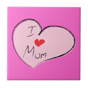 Carreau J'aime maman