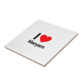 Carreau j'aime maryam (Côté)