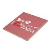 Carreau J'Aime Mon Airedale Terrier (Côté)