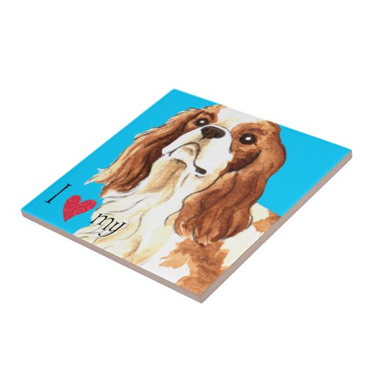 Carreau J'aime mon Cavalier (Côté)