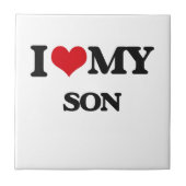 Carreau J'aime mon fils (Devant)