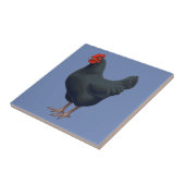 Carreau J'aime mon poulet australorp (Côté)