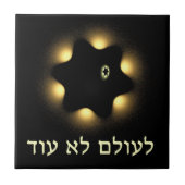 Carreau Jamais Plus L'Étoile Fractée De David (Devant)