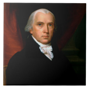Carreau James Madison 4e Président : Amérique coloniale