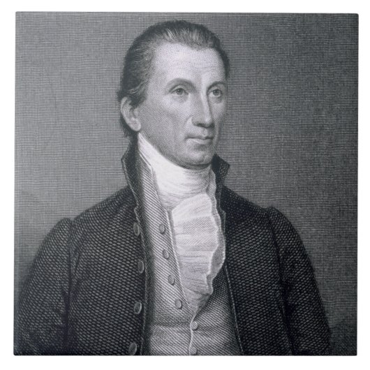 Carreau James Monroe, gravé par brun Durand (1796 de (Devant)