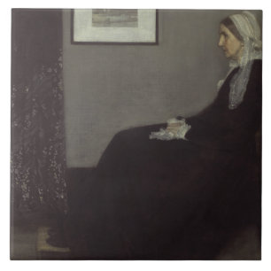 Carreau James Whistler - Portrait de la mère de l'artiste