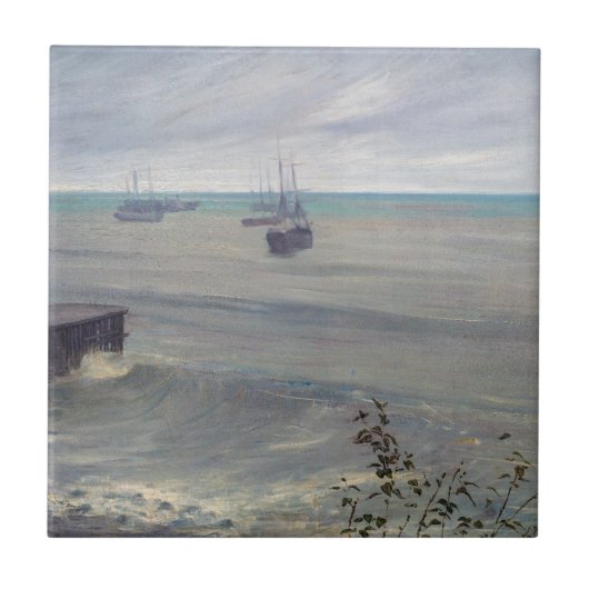 Carreau James Whistler - Symphonie en gris et vert (Devant)