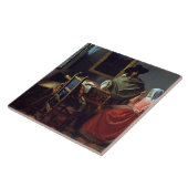 Carreau Jan Vermeer - Le verre de vin (Côté)
