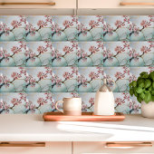 Carreau Japon Aquarelle Cherry Blossom Kintsugi