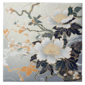 Carreau Japon traditionnel Kutani Art ornemental 8 (Devant)