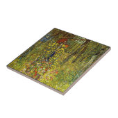 Carreau Jardin avec crucifix par Gustav Klimt (Côté)