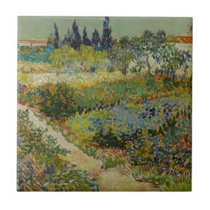 Carreau Jardin chez Arles par Vincent van Gogh