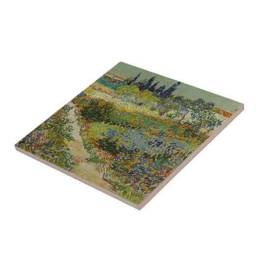 Carreau Jardin chez Arles par Vincent van Gogh (Côté)