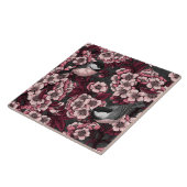 Carreau Jardin de cerisier nocturne (Côté)