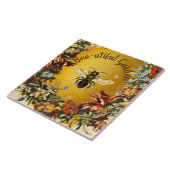 CARREAU JARDIN DE FLEURS DE L'ABEILLE À MIEL, RUCHER APICO (Côté)