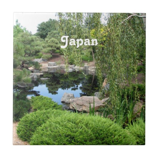 Carreau Jardin de l'eau du Japon (Devant)
