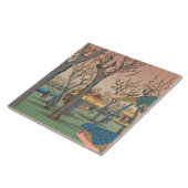 Carreau Jardin De Plums Par Hiroshige (Côté)