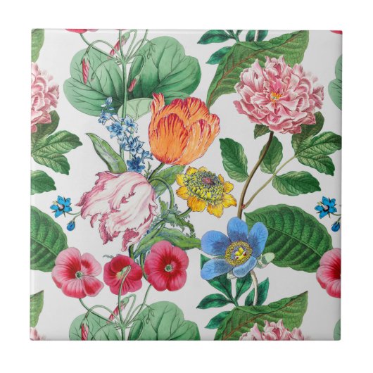 Carreau Jardin de printemps (Devant)