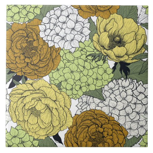 Carreau Jardin de printemps tardif 2 (Devant)