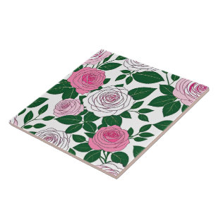 Carreau Jardin de roses en ligne d'art audacieuse