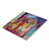 CARREAU JARDIN DES OMBRES PERDUES / FÊTES ET BUTTERFLIES (Côté)