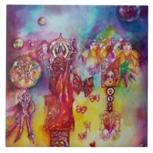 CARREAU JARDIN DES OMBRES PERDUES / FÊTES ET BUTTERFLIES