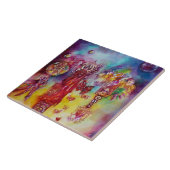 CARREAU JARDIN DES OMBRES PERDUES / FÊTES ET BUTTERFLIES (Côté)