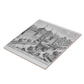 Carreau Jardin du duc de Parme sur la colline de Palatine, (Côté)