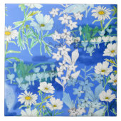 Carreau Jardin Fleur Blanche Cosmos Coeur Saignant (Devant)