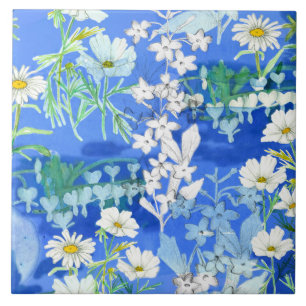 Carreau Jardin Fleur Lune Cosmos Coeur Saignant