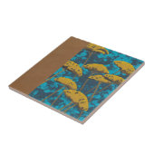 Carreau Jardin Golden Yarrow avec Arrière - plan bleu (Côté)