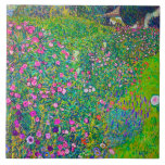 Carreau Jardin Italien, Gustav Klimt<br><div class="desc">Gustav Klimt (14 juillet 1862 - 6 février 1918) était un peintre symboliste autrichien et l'un des membres les plus importants du mouvement de sécession de Vienne. Klimt est réputé pour ses peintures, ses peintures murales, ses croquis et autres objets d'art. En plus de ses oeuvres figuratives, qui comprennent des...</div>