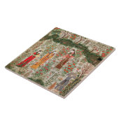 Carreau Jardin persan, XVème siècle (la semaine sur le (Côté)