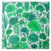 Carreau Jardin succulent (Devant)