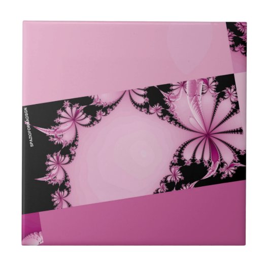 Carreau Jardin thulian fractal (Devant)