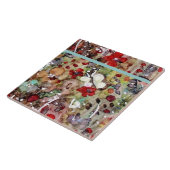 Carreau "Jardin tout un battement" (Côté)