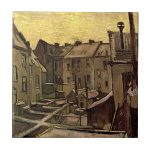 Carreau Jardins d'anciennes maisons par Vincent van Gogh