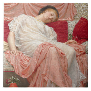Carreau Jasmine (Belle Jeune femme qui dort)