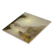 Carreau Jasper Francis Cropsey - Automne sur le lac Greenw (Côté)