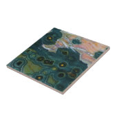 Carreau Jasper Océan à taches vertes (Côté)