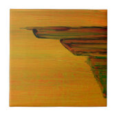 Carreau jaune Abstrait (Devant)