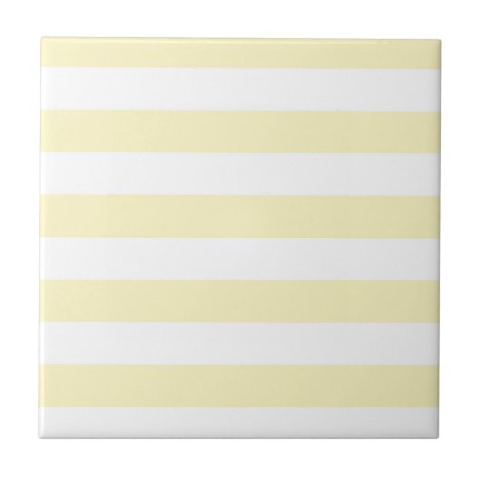 Carreau Jaune Beurre et Rayures Blanches (Devant)