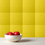 Carreau Jaune canari de couleur solide<br><div class="desc">Design jaune canari couleur solide.</div>