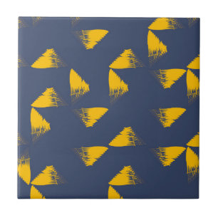 Carreau Jaune, cool, unique, triangles tendance