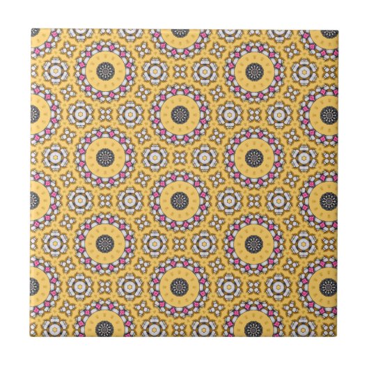 Carreau Jaune et rose (Devant)