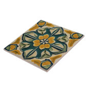 Carreau Jaune et vert symétrique Abstrait Méditerranée (Côté)