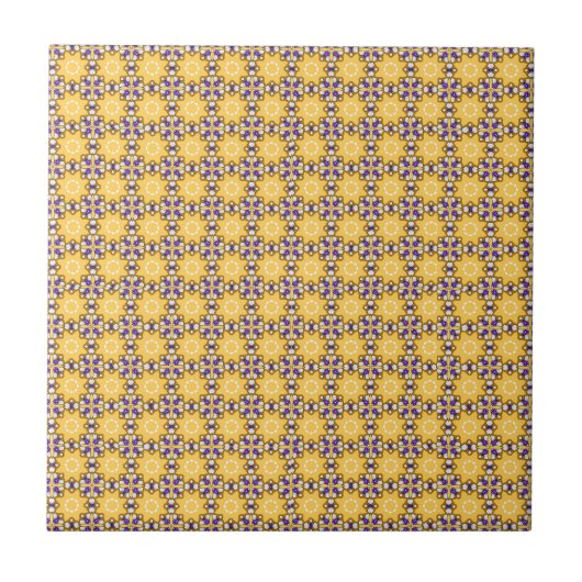 Carreau Jaune et violet (Devant)