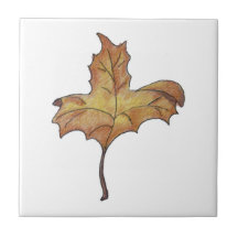 Jaune feuille d'érable