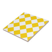 Carreau Jaune jaune et foncé de Grand-Lumière Checkered de (Côté)