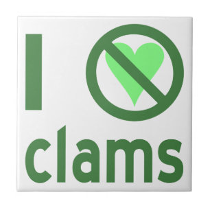 Carreau Je Déteste Les Clams I No Love Clams